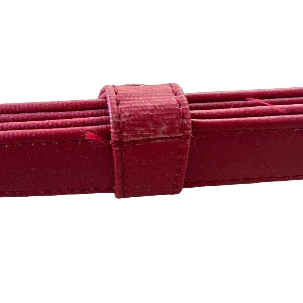 PETUNIA PICKLE BOTTOM red and black diaper changing clutch bag